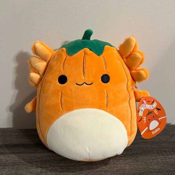 Squishmallows Toys Squishmallow Gabin The Pumpkin Axolotl Poshmark